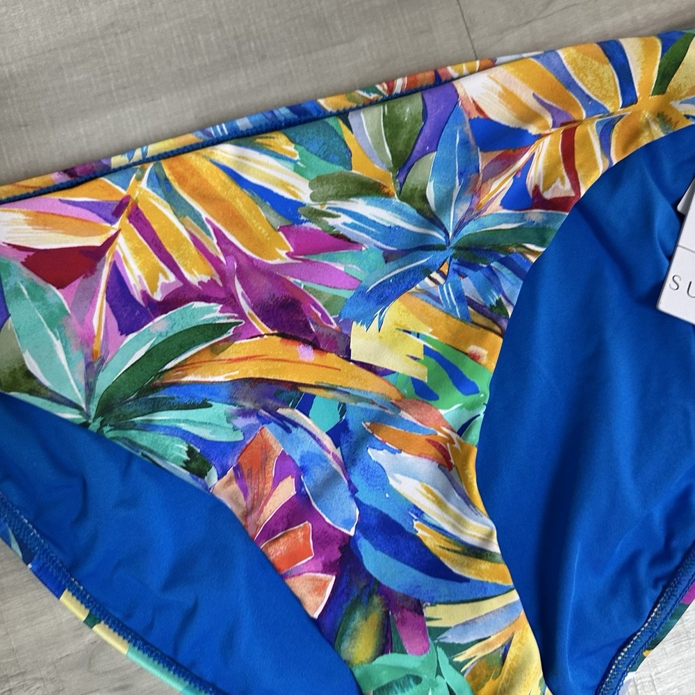 Sunsets Femme Fatale Hipster Women's Swimsuit Bottom Alegria, Sz 16 NWT Tropical - Picture 5 of 7